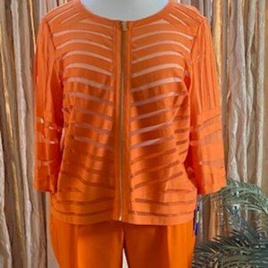 PETER NYGARD Vivid Orange 2 pc Set